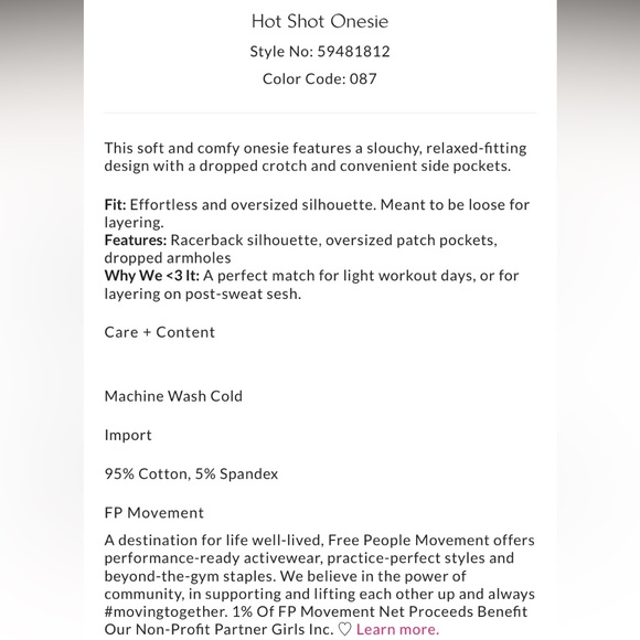 fp movement hot shot onesie - Picture 7 of 16